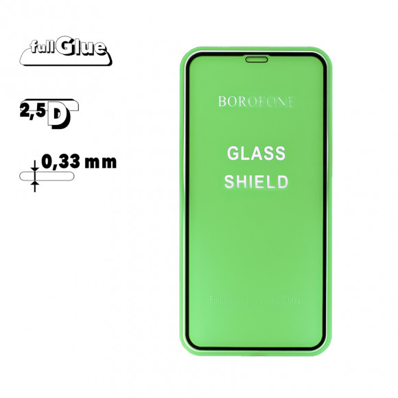Защитное стекло Borofone E. S. F. S. S. T. G. 2.5D для Apple iPhone 11 Pro 0.33 мм, черное