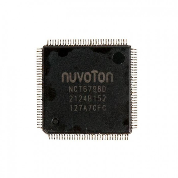 Мультиконтроллер NCT6798D QFP-128 с разбора