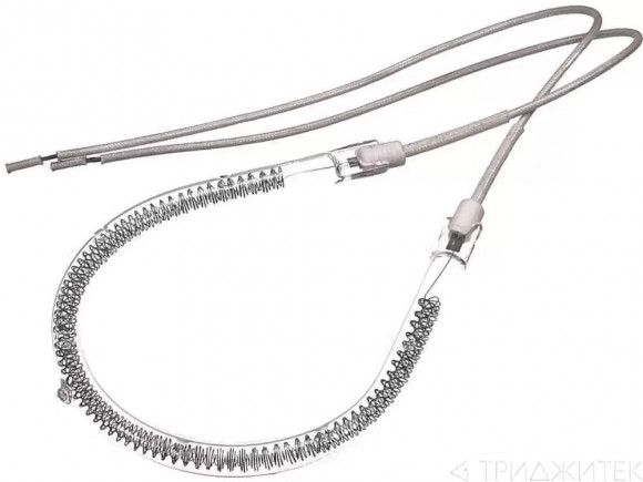 Тэн стеклянный для аэрогриля 900W, D=100 мм