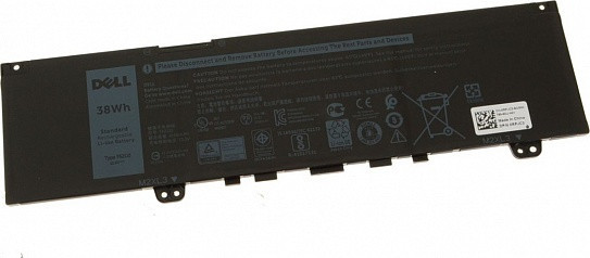 Аккумулятор (батарея) для ноутбука Dell 13-5370 (F62G0) 11.4V 3166mAh