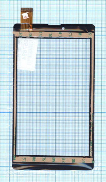 Сенсорное стекло (тачскрин) для Digma Plane 7535E WJ1339-FPC V1.0, черное Сенсорное стекло (тачскрин) для Digma Plane 7535E WJ1339-FPC V1.0, черное