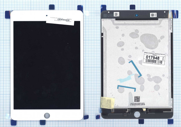 Модуль (матрица + тачскрин) для Apple iPad Mini 4 (A1538, A1550), белый