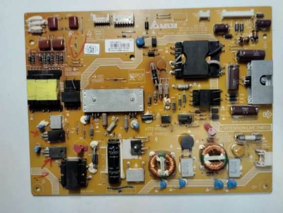 Блок питания DPS-119AP 2950297604 от ТВ Philips 40PFL5507T/60 с разбора