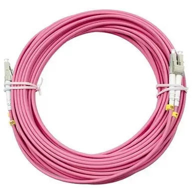 Шнур оптический duplex Cabeus FOP-50-OM4-LC-LC-20m