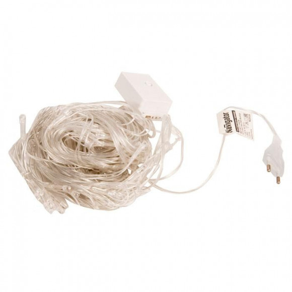 Гирлянда NGF-N01-156CW-12-1.5x1.5m-230-TR-IP20 61847 NGF-N01 8 режимов свечения