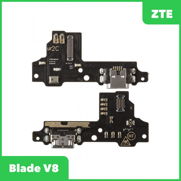 Системный разъем (разъем зарядки) для ZTE Blade V8 c микрофоном