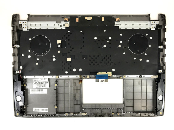 Верхняя часть корпуса (Palmrest) Asus ROG STRIX GL502 с клавиатурой, с подсветкой, серебристый