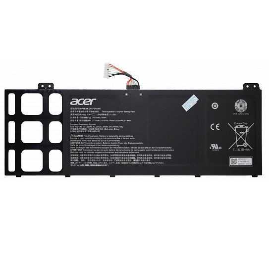 Аккумулятор (батарея) AP18L4K для ноутбука Acer Travelmate P6 tmp614-51, tmp614-51t-g2, 45Вт, 3920мАч, 11.4В