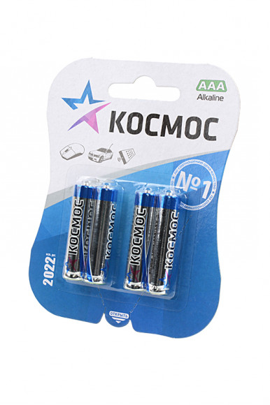 Батарейка (элемент питания) Космос LR03 BL4 CLASSIC, 1 штука