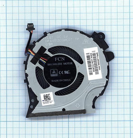 Вентилятор (кулер) для ноутбука HP Pavilion 15-CX GPU, 4-pin
