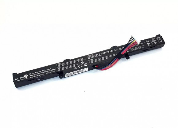 Аккумулятор (батарея) Amperin AI-X450 для ноутбука Asus X450J (A41-X550E), 14.8В, 32Втч, 2200мАч