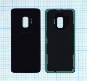 Задняя крышка корпуса для Samsung Galaxy S9 (G960F), черная Задняя крышка корпуса для Samsung Galaxy S9 (G960F), черная