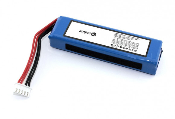 Аккумуляторная батарея Amperin для JBL Charge 3 GSP1029102A 6000mAh 3, 7V (обратная полярность)