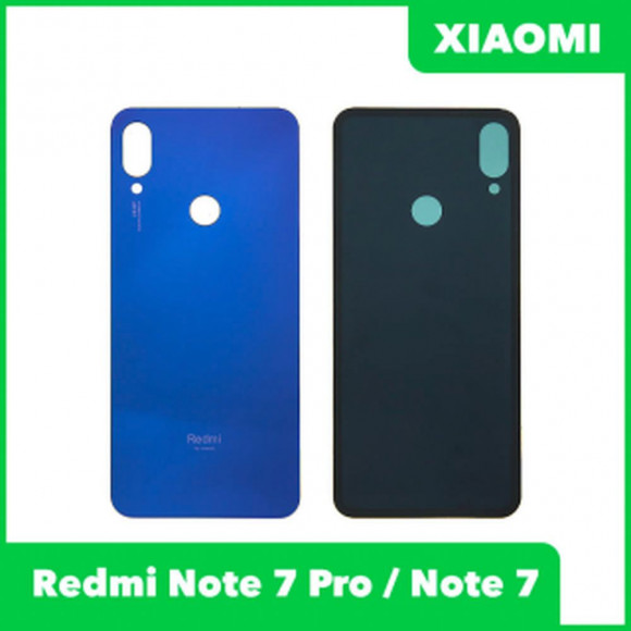 Задняя крышка корпуса для Xiaomi Redmi Note 7 Pro (Note 7), синяя