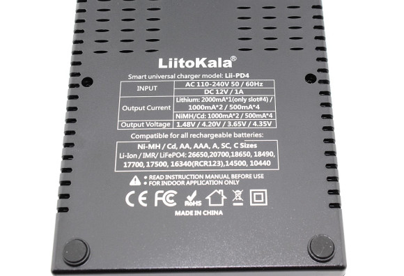 Зарядное устройство LiitoKala Lii-PD4 Зарядное устройство LiitoKala Lii-PD4