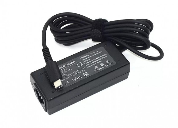 Блок питания (зарядное) для ноутбука HP 15В, 3A Type-C (OEM)