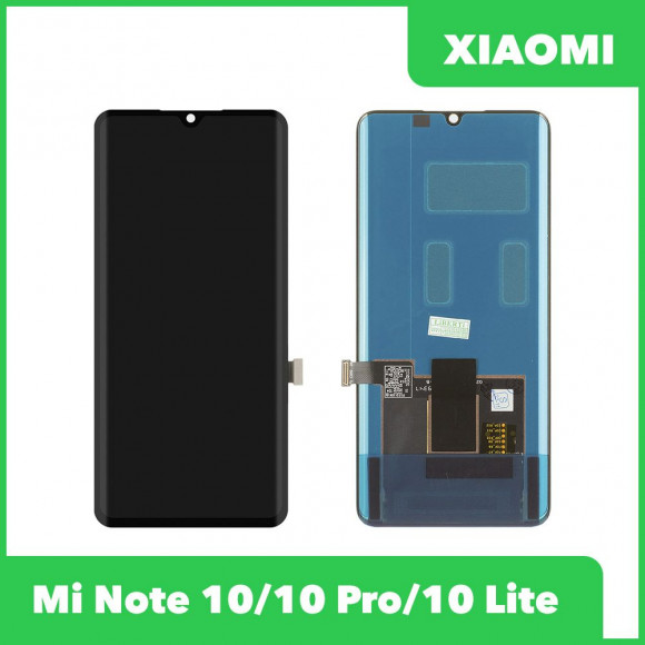 LCD дисплей для Xiaomi Mi Note 10, Mi Note 10 Pro, Mi Note 10 Lite с тачскрином (черный)
