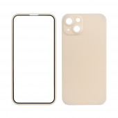 Защита 360° стекло + чехол для Apple iPhone 13, розовый Защита 360° стекло + чехол для Apple iPhone 13, розовый