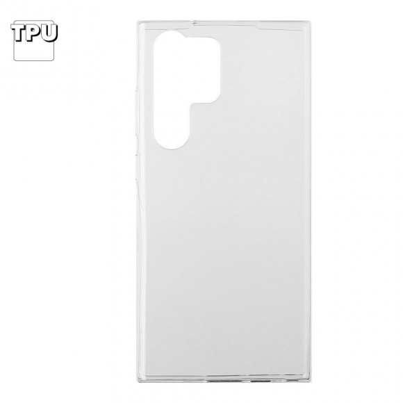 Силиконовый чехол "LP" для Samsung Galaxy S23 Ultra TPU (прозрачный/европакет)