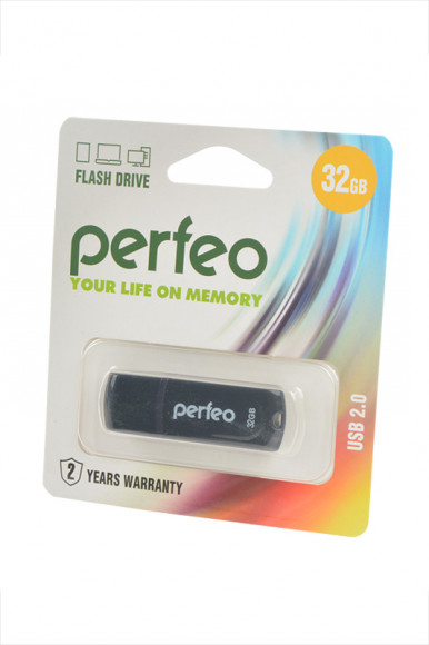 USB Flash накопитель Perfeo PF-C09B032 USB 32GB, черный