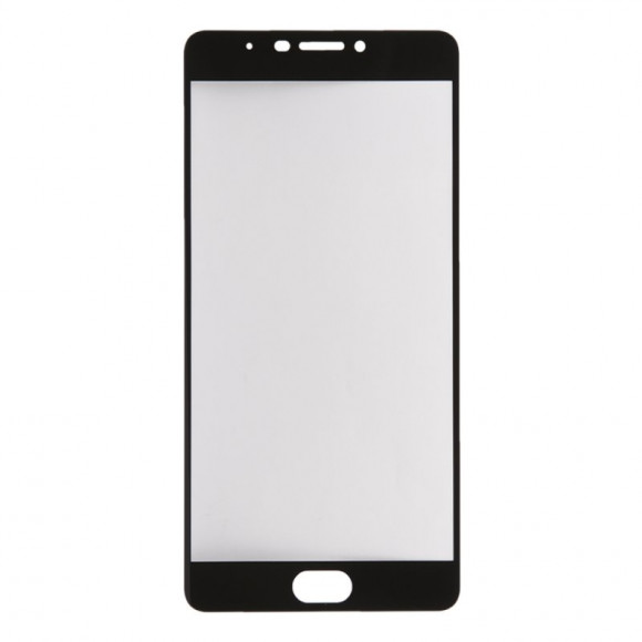 Защитное стекло с рамкой "LP" для Meizu Melian M3 Max Tempered Glass 0.33 мм, 2.5D, 9H, черное