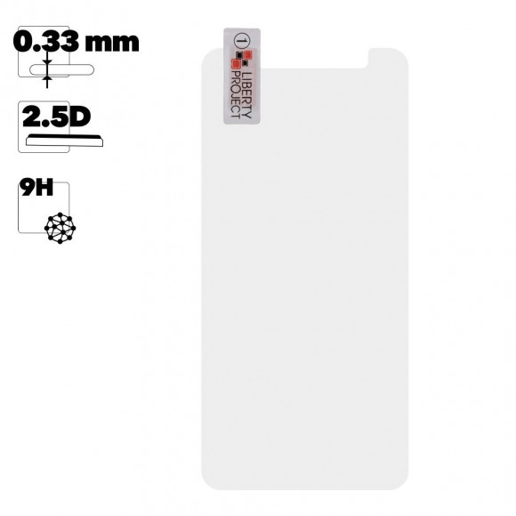 Защитное стекло "LP" для Huawei Y5p Tempered Glass 0.33 мм, 2.5D, 9H (ударопрочное)