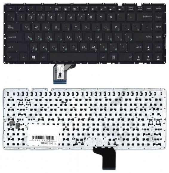 Клавиатура для ноутбука Asus K401L A401, черная