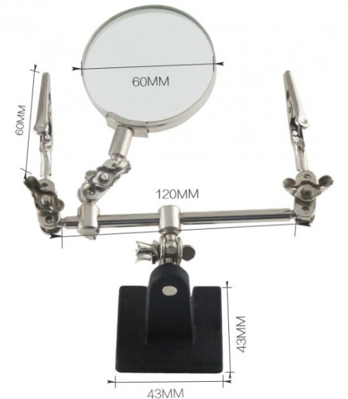 Держатель для плат BEST-168Z с лупой