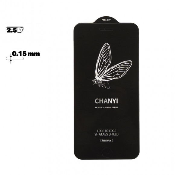 Защитное стекло Remax R-Chanyi Series Glass GL-50 для Apple iPhone 7 Plus, 8 Plus с рамкой, черное