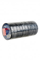 Изоляционная лента "Еврогарант" (15мм*20м), черная (SR10) Изоляционная лента "Еврогарант" (15мм*20м), черная (SR10)