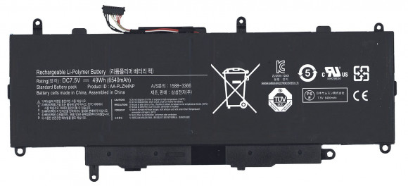Аккумулятор (батарея) AA-PLZN4NP для ноутбука Samsung ATIV PRO XQ700T1C-A52, 6540мАч, 7.5В