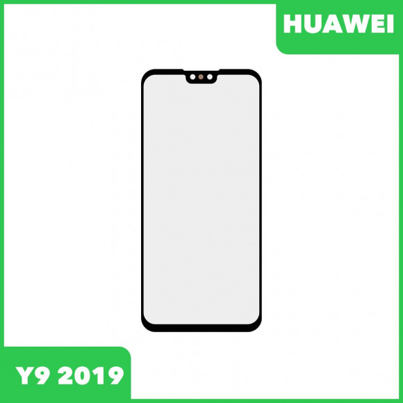 Стекло для переклейки дисплея Huawei Y9 (2019) (JKM-LX1), черный