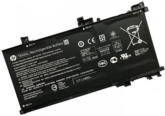 Аккумулятор (батарея) для ноутбука HP Omen 15-AX289NZ (TE04XL) 11.55V 61.6Wh