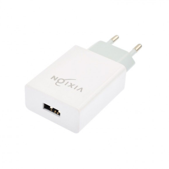 Сетевое зарядное устройство L4m (1-USB/1A) + MicroUSB кабель, 1м, белый (Vixion) Сетевое зарядное устройство L4m (1-USB/1A) + MicroUSB кабель, 1м, белый (Vixion)