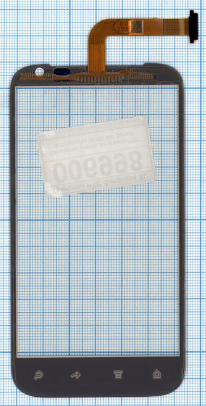 Сенсорное стекло (тачскрин) для HTC Sensation XL X315E G21, белый