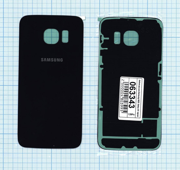 Задняя крышка корпуса для Samsung Galaxy S6 Edge (G925F), черная