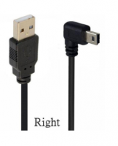 Кабель USB Type A на Mini USB угол вправо 0,5 м Кабель USB Type A на Mini USB угол вправо 0,5 м