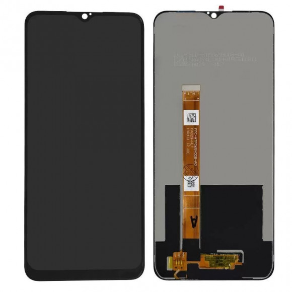 Дисплей для Oppo A5 (2020), A9 2020 (A11x), A31, Realme 5, 5i, 5S, 6i + тачскрин (черный) (100% LCD)