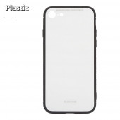 Защитная крышка "LP" для Apple iPhone 7, 8 "Glass Case", белое стекло (коробка)