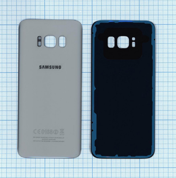 Задняя крышка корпуса для Samsung Galaxy S8 (G950F), серебряная