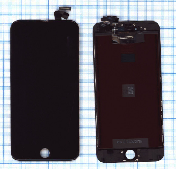 Дисплей Amperin для Apple iPhone 6 Plus в сборе с тачскрином (IPS) черный Дисплей Amperin для Apple iPhone 6 Plus в сборе с тачскрином (IPS) черный