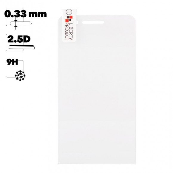 Защитное стекло "LP" для Asus ZenFone Go (ZB500KL) Tempered Glass 0.33 мм, 2.5D, 9H (ударопрочное)