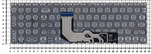 Клавиатура для ноутбука HP Envy 15-ED, 17-CG, серебристая с подсветкой