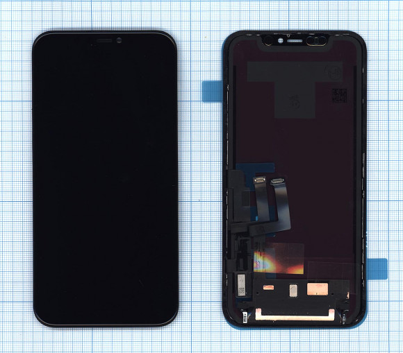 Модуль (матрица + тачскрин) для Apple iPhone 11 (Foxconn), черный