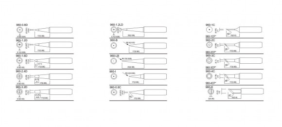 Жало для паяльника Quick QSS960-T-3.2D