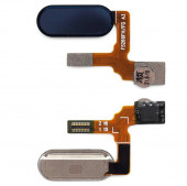 Кнопка HOME для телефона Huawei Honor 9, 9 Premium (STF-L09, STF-AL10) в сборе (синяя)