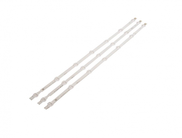 Светодиодная подсветка для телевизоров LG 32LA, 32LN, AGF78399601, 6916L-1437A, 6916L-1438A (2B2/B1 или 2A1/B1) (7/7/7 LED) (комплект, 3 шт)
