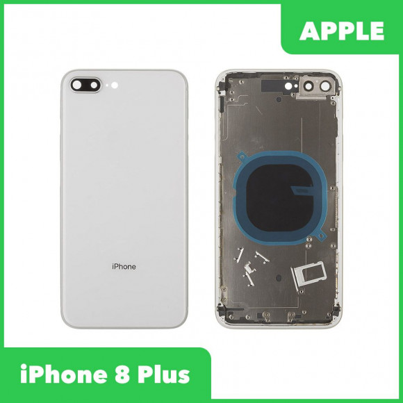Корпус для телефона Apple iPhone 8 Plus, в сборе, серебристый
