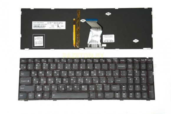 Клавиатура ноутбука LENOVO Y500 с подсветкой