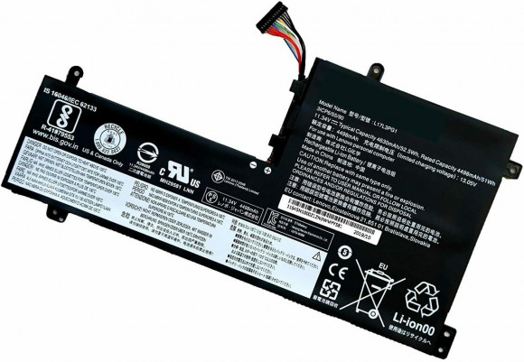 Аккумулятор (батарея) для ноутбука Lenovo Y530-15ICH (L17M3PG1) 11.34V 4630mAh